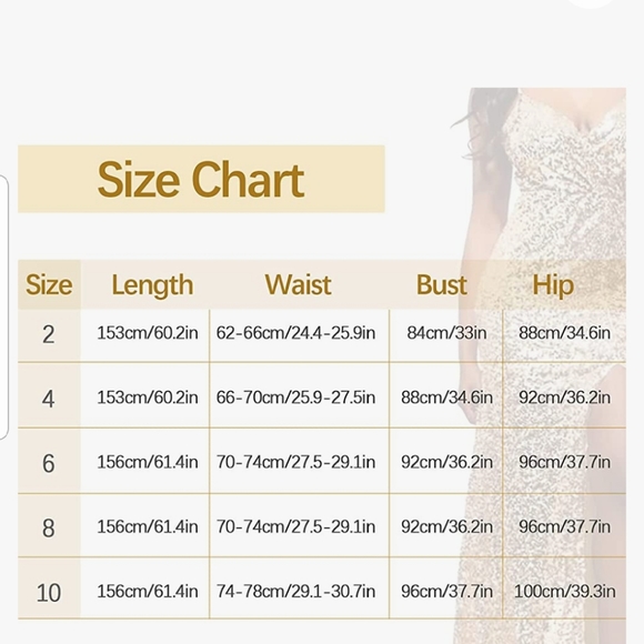 Gold sequin dress - Picture 5 of 6